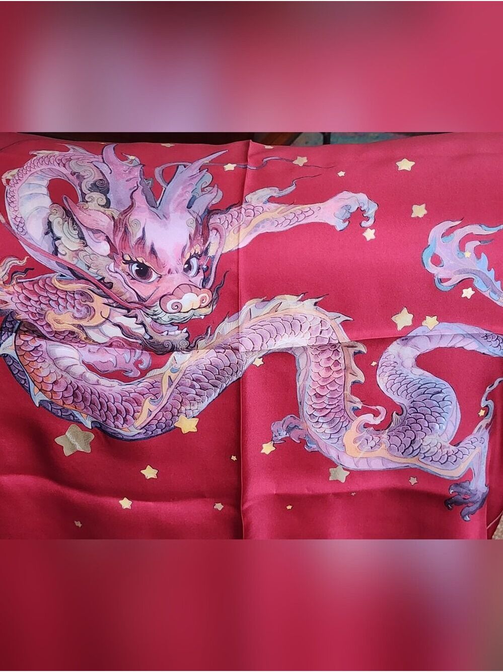 Coach Lunar New Year Dragon Scarf NWT #2963